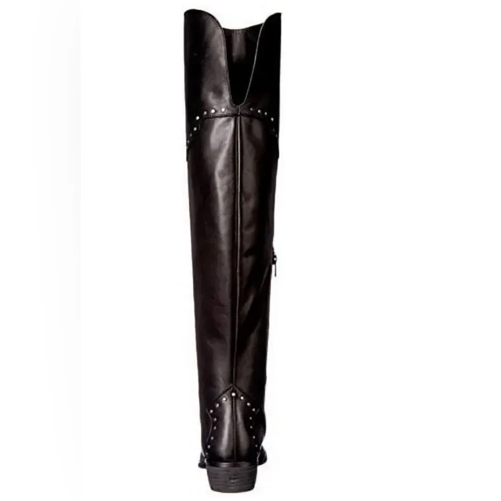 Aerosols West Side leather studded boots